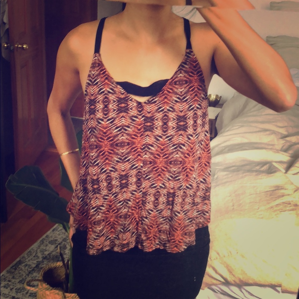Patterned small top Urban Outfitters